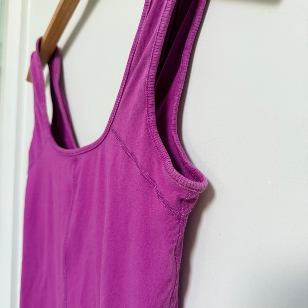 Free People Movement Hot Shot One Piece Romper Magenta Pink - Picture 4 of 7